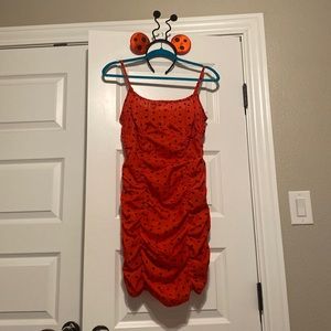 Ladybug adult costume dress size large